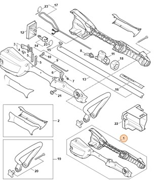 Korpus rękojeści, Stihl 45227901000