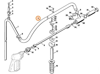 Obudowa zaworu, Stihl 49005010510