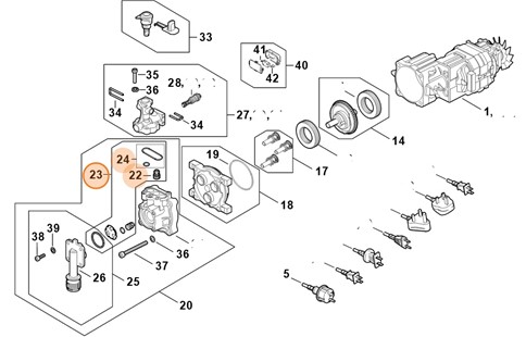 Zestaw zaworów, Stihl RE027006220