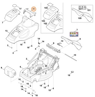 Uchwyt, Stihl 63117062200
