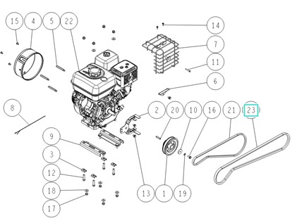 Pasek SBR-63, Orec 89-6123-006301