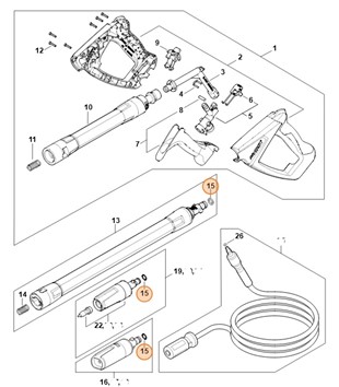 RDR N9,19x2,62-NBR90, Stihl 96459490020