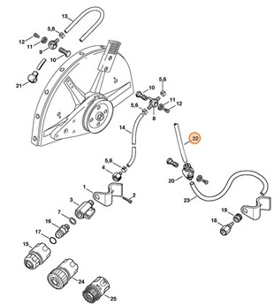 Wąż 195 mm, Stihl 42016781111