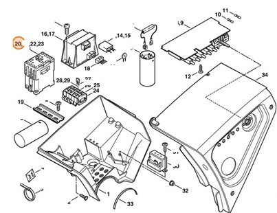 Zabezpieczenie 100-M12NKD3, Stihl 47704302801