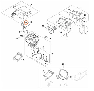 Tulejka, Stihl 11470847401