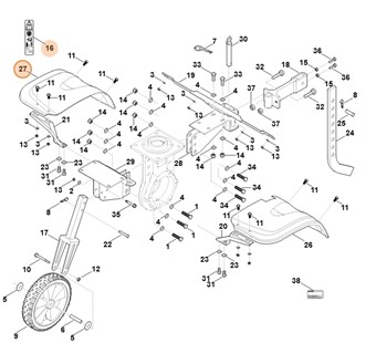 Listwa ochronna prawa, Stihl 62518200210
