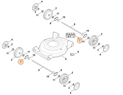 Sprężyna prawa, Stihl 63577080810