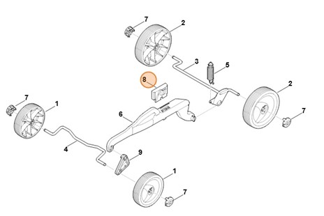 Segment ustalający, Stihl 63207086200