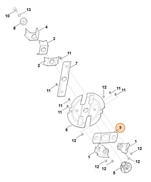 Płyta tłumiąca, Stihl 60117061500