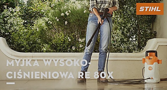 Kompaktowa myjka wysokociśnieniowa do prac przydomowych RE 80.0 X Stihl RE020114508
