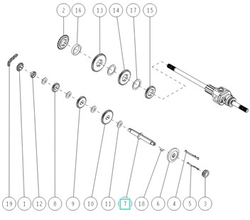 Wał B, Orec 80-1035-122-00