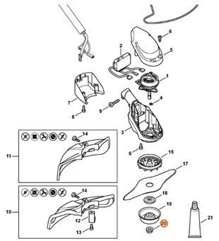 Nakrętka samozabezpieczająca M10x1 gwint lewoskrętny, 41266427600