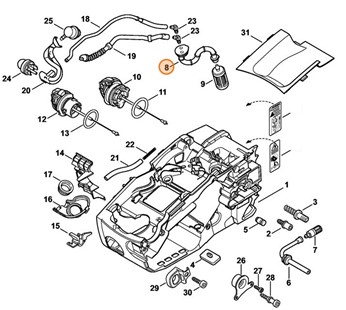 Wąż, Stihl 11373587700