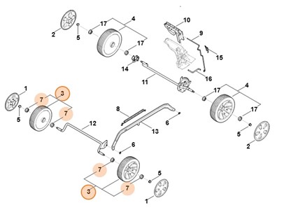 Koło, Stihl 61007000401