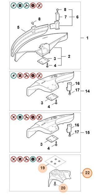 Przypora Ø 225 mm, Stihl 41477108220