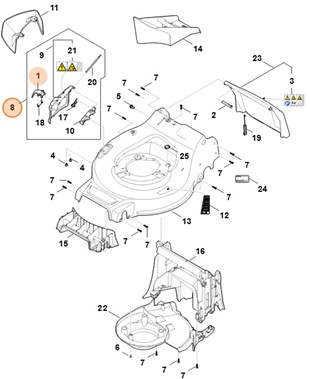 Klapa, Stihl WA217002705