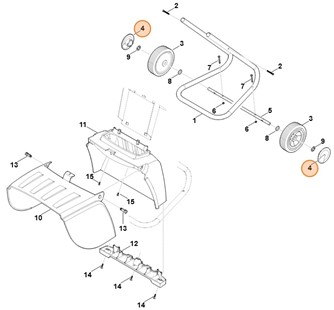 Kołpak koła, Stihl 61007040300