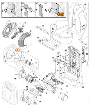 Stożek wlotu, Stihl BA037700800