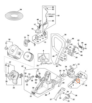 Zestaw uszczelek, Stihl 11470071001