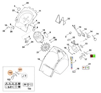 Wskazówka przyrządu, Stihl 60117804600