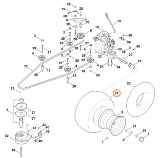Opona 20x10,0-8, Stihl 61707049530