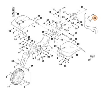 Sworzeń, Stihl 62507162001