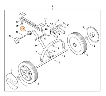Nóż gwiaździsty, Stihl 46017134001