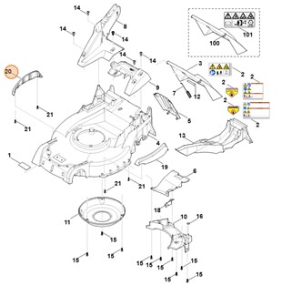 Listwa ochronna prawa, Stihl 63747067305