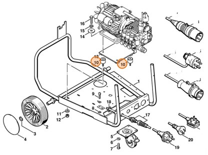 Amortyzator, Stihl 47066024300