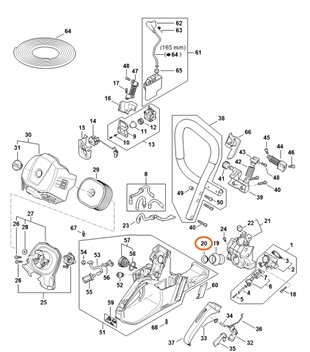 Tulejka, Stihl 11471411805