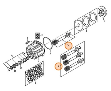 Zestaw tłoka, Stihl 47887607001