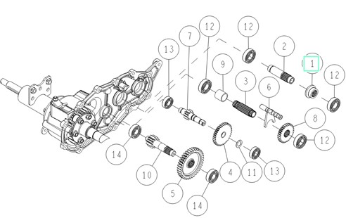 Koło zebate (20T R) , Orec 0207-00500 