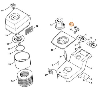 Podkładka, Stihl 42011218600