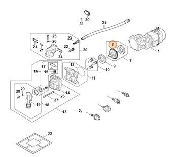 Łożysko toczne, Stihl RE026405100