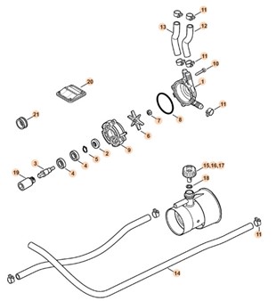 Zestaw pompy ciśnieniowej, 42410071006