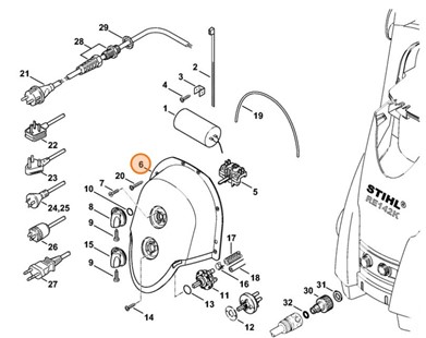 Pokrywka, Stihl 47434303600