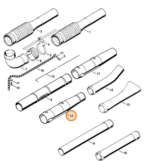 Rura dmuchawy, Stihl 42037083408