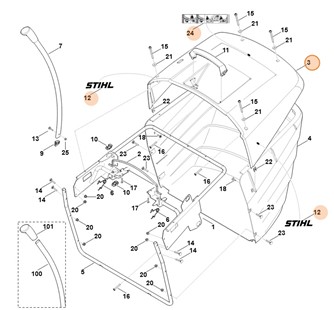 Osłona, Stihl 61707008902
