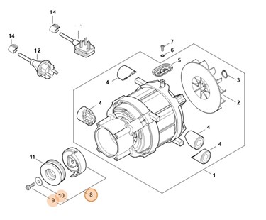 Tarcza zataczająca, Stihl 49507608705