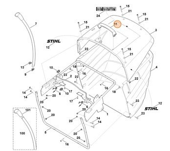 Uchwyt, Stihl 61707910200