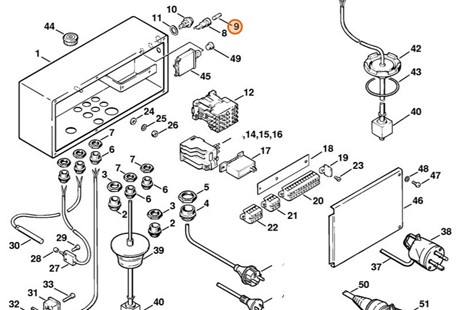 Precyzyjne zabezpieczenie 6,3 A, Stihl 47124370100