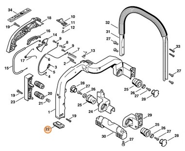 Amortyzator gumowy, Stihl 42217929300