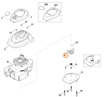 Koło paska klinowego, Stihl 62907002512