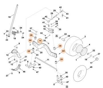 Oś, Stihl 61657002407