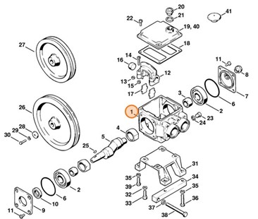 Korpus pompy, Stihl 47127010500