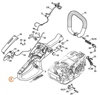 Korpus rękojeści, Stihl 11457901027