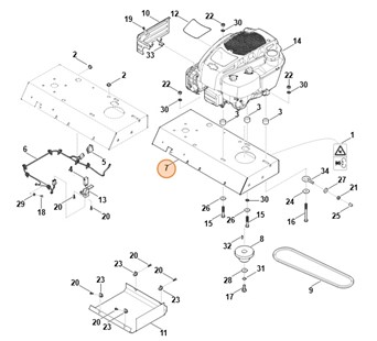 Wspornik, Stihl 60017036203