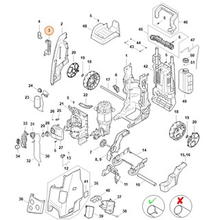 Mocowanie kabla, Stihl RE017922401
