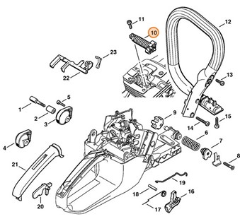 Sprężyna AV, Stihl 11357908300