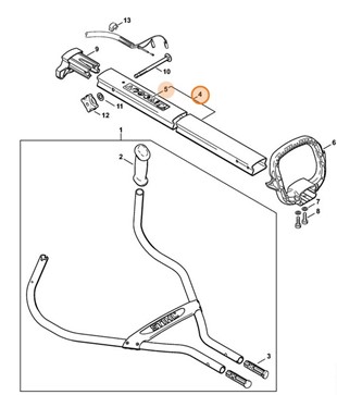 Rurka łącząca, Stihl 46017608603